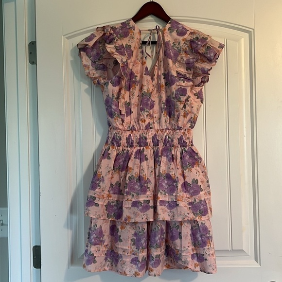 Nwt Pinch Micah Pink Floral Dress Size Large - Picture 9 of 12